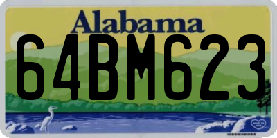AL license plate 64BM623