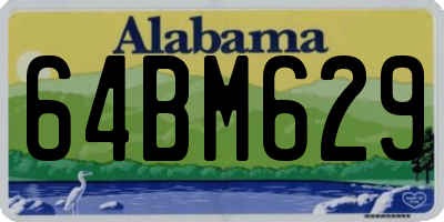 AL license plate 64BM629