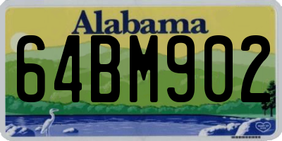 AL license plate 64BM902