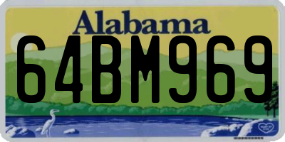 AL license plate 64BM969