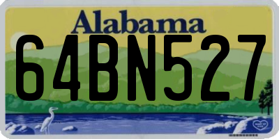 AL license plate 64BN527