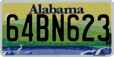 AL license plate 64BN623
