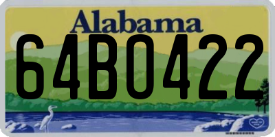 AL license plate 64BO422