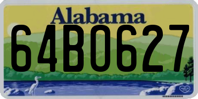 AL license plate 64BO627