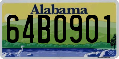 AL license plate 64BO901