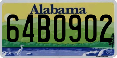AL license plate 64BO902