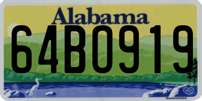 AL license plate 64BO919