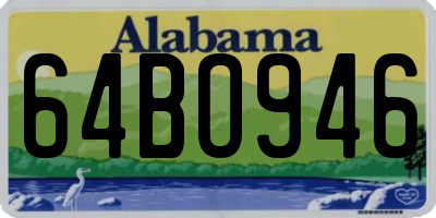AL license plate 64BO946