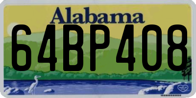 AL license plate 64BP408