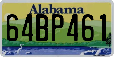 AL license plate 64BP461
