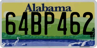 AL license plate 64BP462