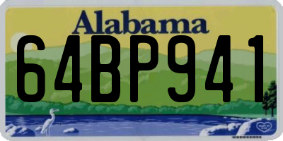AL license plate 64BP941