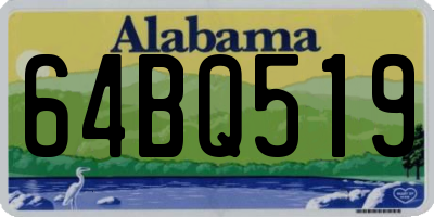 AL license plate 64BQ519