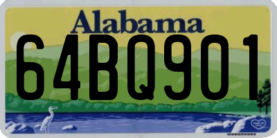AL license plate 64BQ901