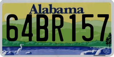 AL license plate 64BR157