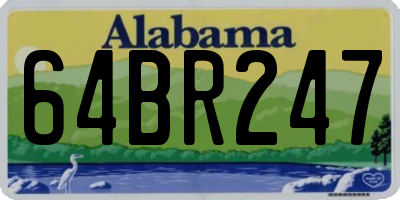 AL license plate 64BR247