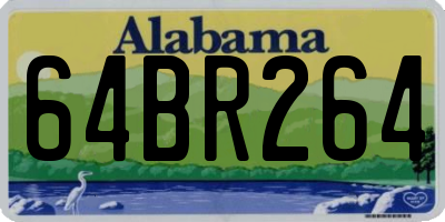 AL license plate 64BR264