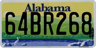 AL license plate 64BR268