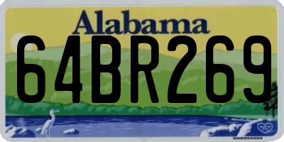 AL license plate 64BR269