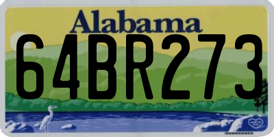 AL license plate 64BR273