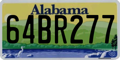 AL license plate 64BR277
