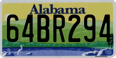 AL license plate 64BR294