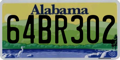 AL license plate 64BR302