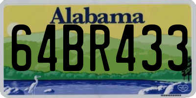 AL license plate 64BR433