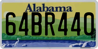 AL license plate 64BR440
