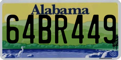 AL license plate 64BR449