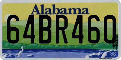 AL license plate 64BR460