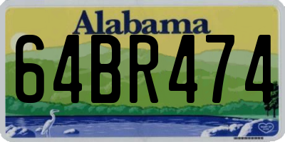 AL license plate 64BR474