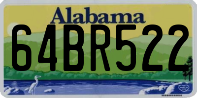AL license plate 64BR522
