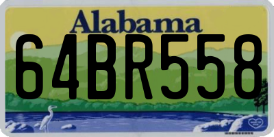 AL license plate 64BR558