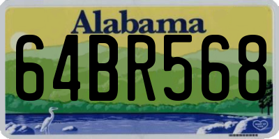 AL license plate 64BR568