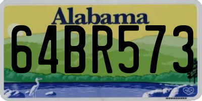 AL license plate 64BR573
