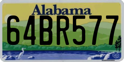 AL license plate 64BR577