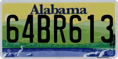 AL license plate 64BR613