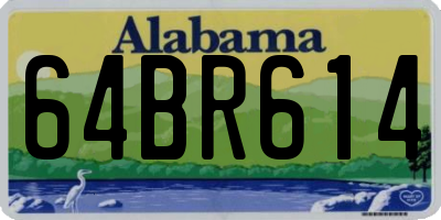 AL license plate 64BR614