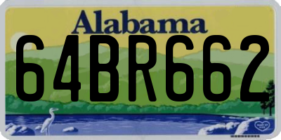 AL license plate 64BR662