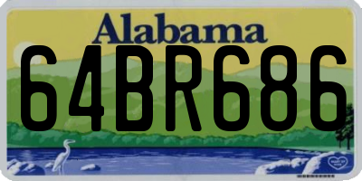 AL license plate 64BR686