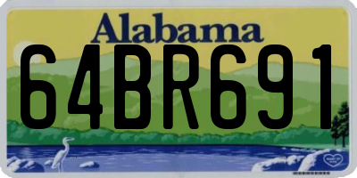 AL license plate 64BR691