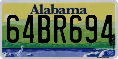 AL license plate 64BR694