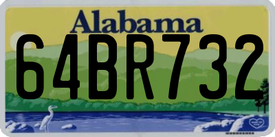 AL license plate 64BR732