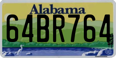 AL license plate 64BR764