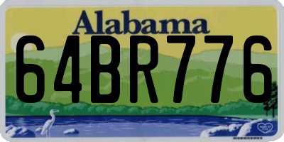 AL license plate 64BR776