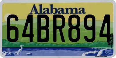 AL license plate 64BR894