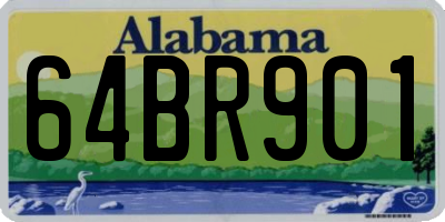AL license plate 64BR901