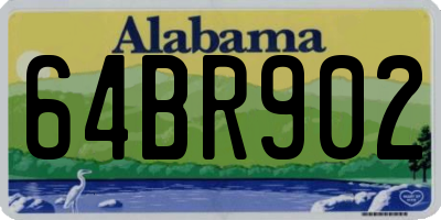 AL license plate 64BR902
