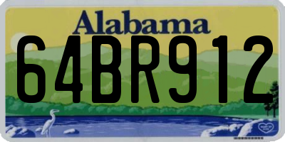 AL license plate 64BR912